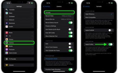 如何在 iPhone 13 Pro 和 iPhone 13 Pro Max 上拍摄 ProRes 视频 （iphone prores怎么开启）