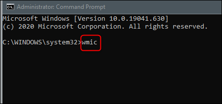 wmic 命令