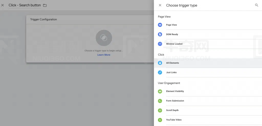 如何使用谷歌跟踪代码管理器（Google Tag Manager）跟踪点击事件