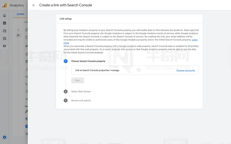 如何将 Google Analytics 4 (GA4) 与 Google Search Console 关联