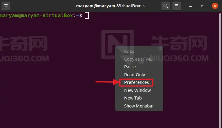 如何更改 Ubuntu 20.04 LTS 终端的字体颜色、大小和类型