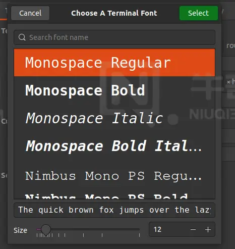 如何更改 Ubuntu 20.04 LTS 终端的字体颜色、大小和类型