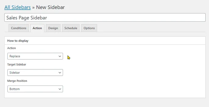 从 WordPress 特定页面中删除侧边栏