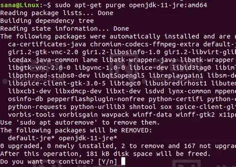 使用 apt-get purge 命令