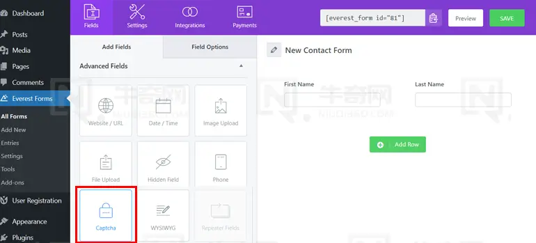 如何拦截 WordPress 联系表单中的垃圾邮件？