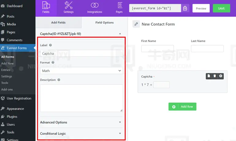 如何拦截 WordPress 联系表单中的垃圾邮件？