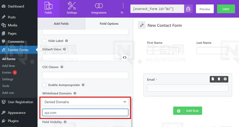 如何拦截 WordPress 联系表单中的垃圾邮件？