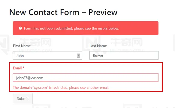 如何拦截 WordPress 联系表单中的垃圾邮件？