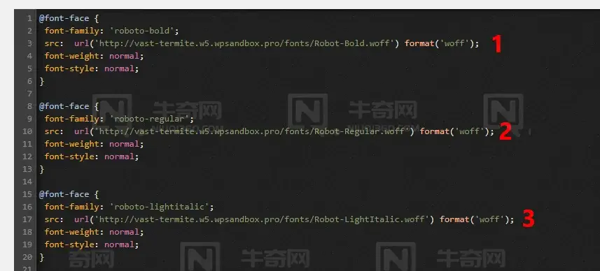 将字体添加到CSS