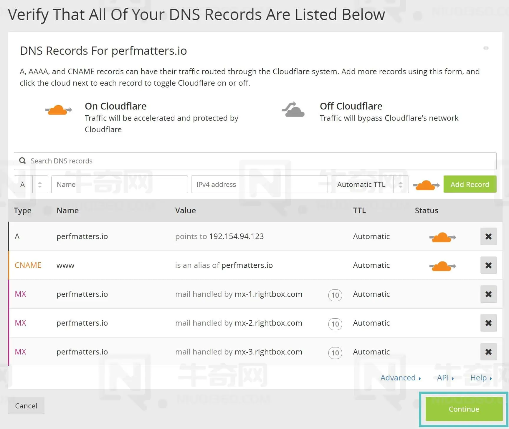 在 WordPress 中设置 Cloudflare CDN