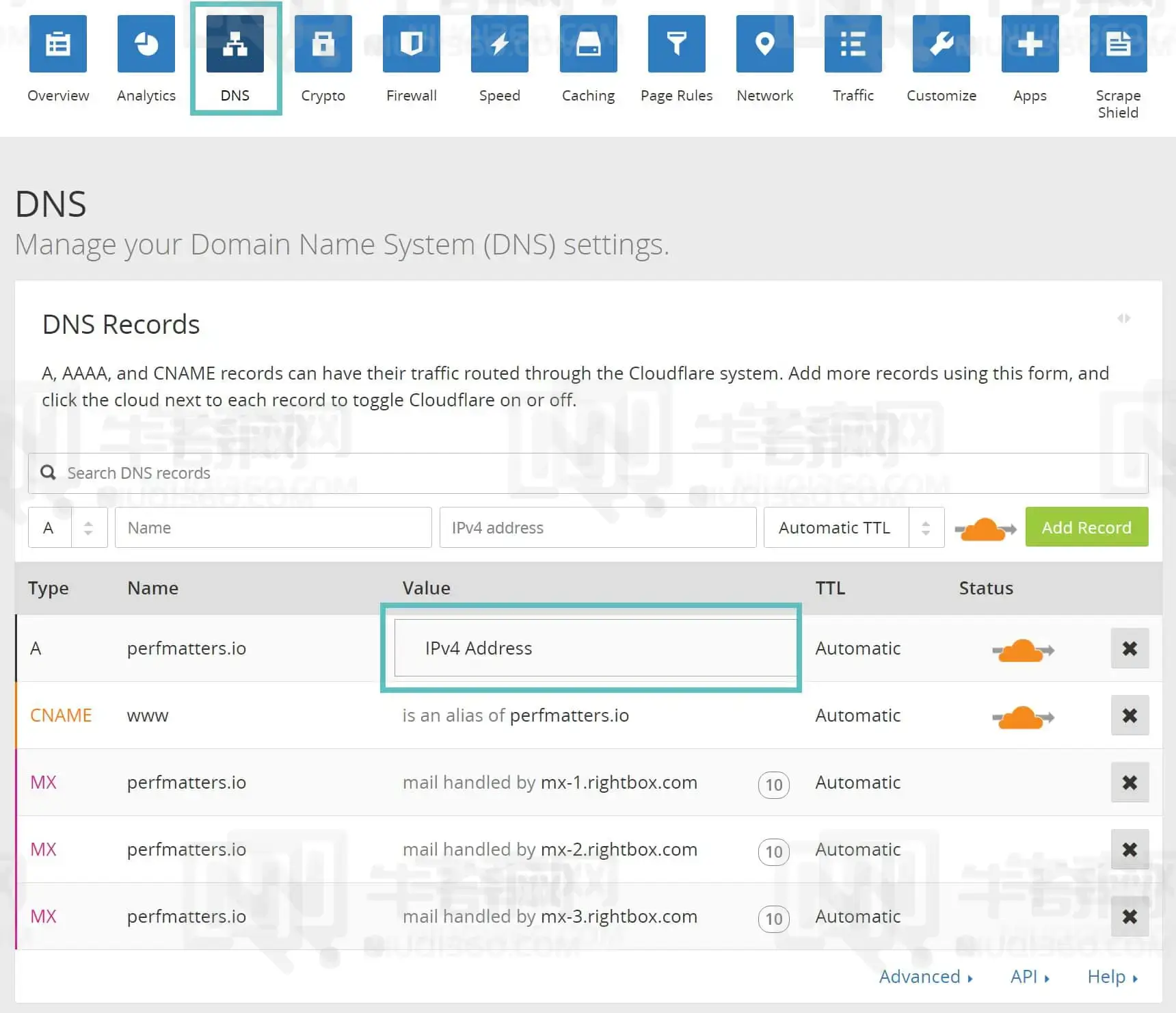 在 WordPress 中设置 Cloudflare CDN