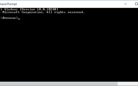 Windows 命令提示符怎么打开？