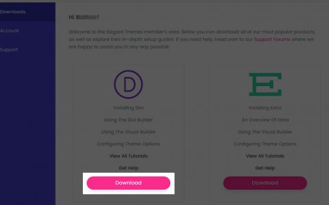 如何安装 Divi 主题
