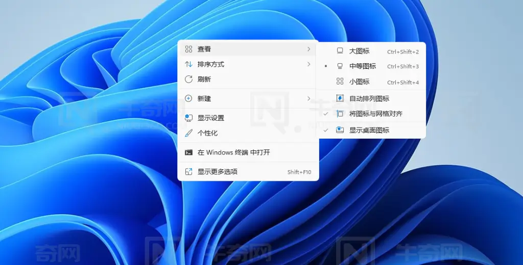 在 Windows 11 中更改桌面图标大小的几种方法