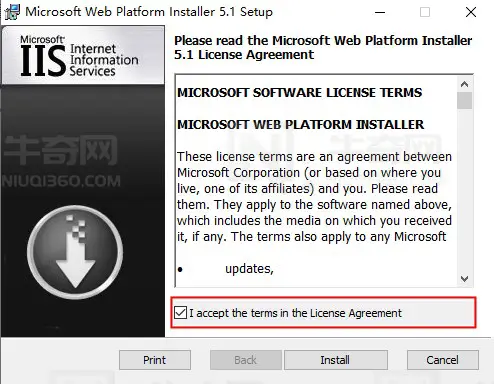 在 Windows Server 服务器上安装 IIS