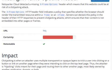 WordPress 配置 X-Frame-Options 和 HTTPOnly Cookie 保护