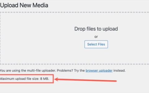 如何在 WordPress 中更改文件上传大小？
