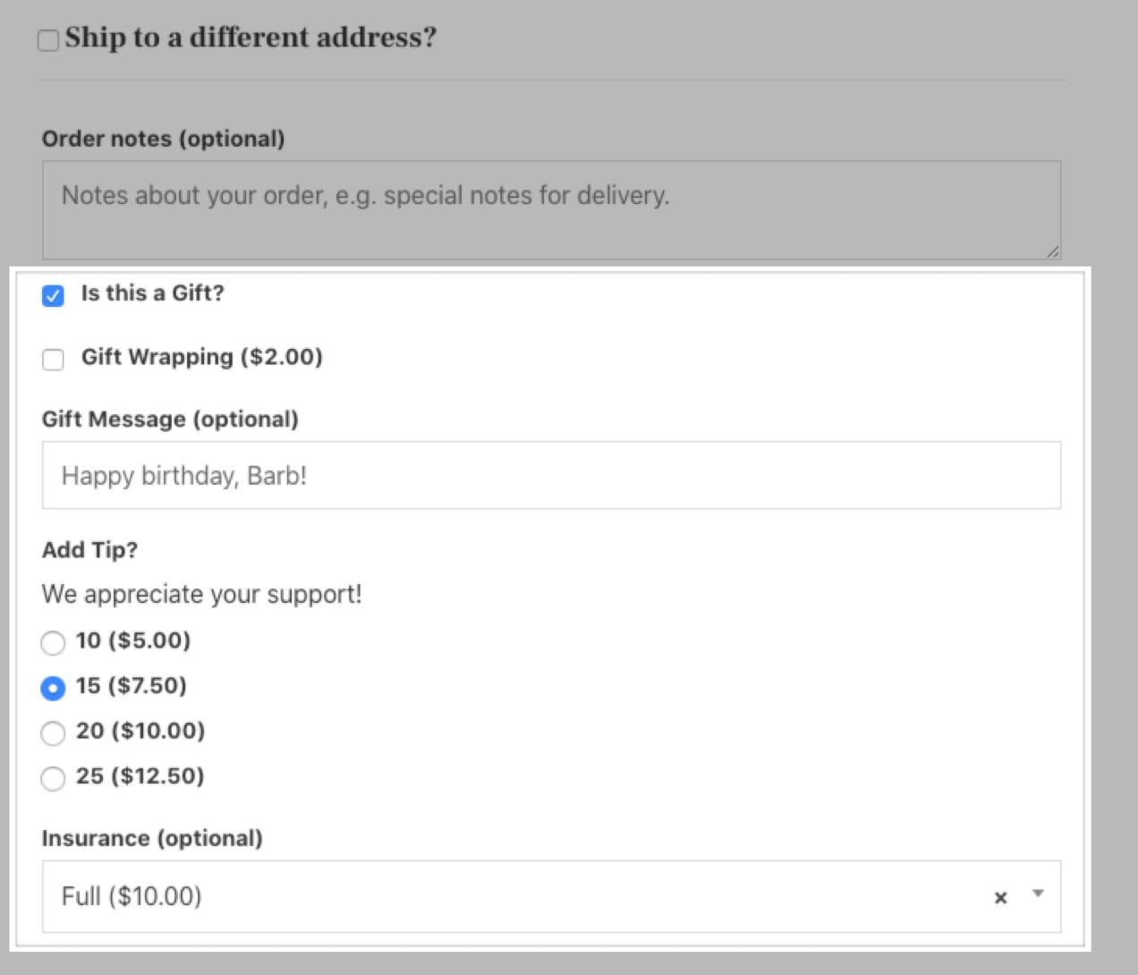 如何自定义 WooCommerce 结帐页面字段