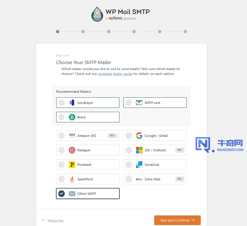 WP Mail SMTP 配置OutLook邮箱教程